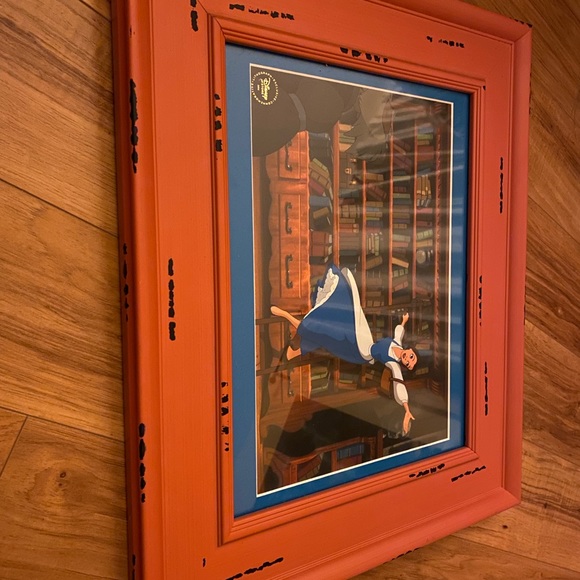 Framed & Matted Disney Lithograph Exclusive Commemorative Beauty and the Beast. - Picture 10 of 10